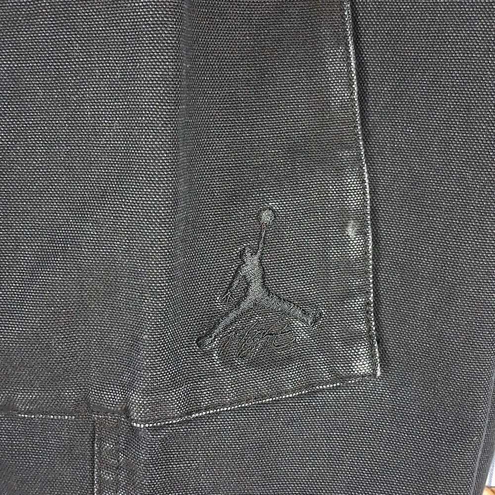 Jordan Brand Chicago Flat Front Drawstring & Button Cargo Black Fade Pants SZ Sm